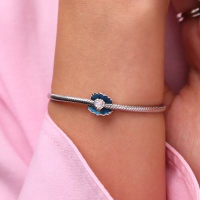 Shell Heart Charm