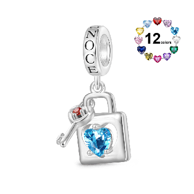 Love Lock & Key Pendant