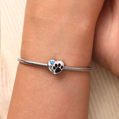 Loving Pet Paw Photo Charm