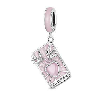 Lovers Tarot Card Charm