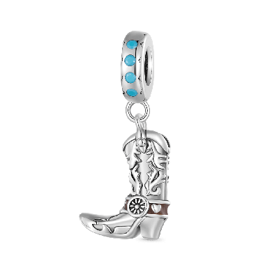 Western Cowboy Boot Pendant