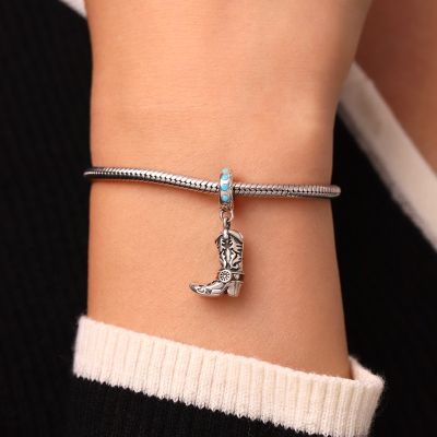 Western Cowboy Boot Pendant