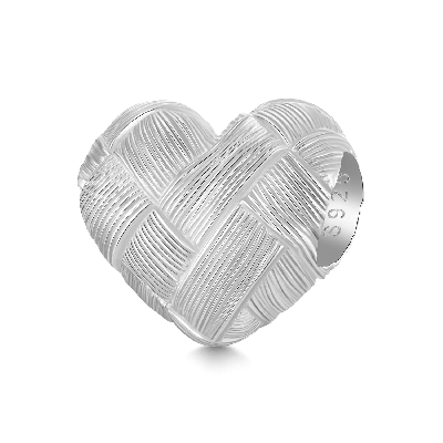 Weaving Frosted Heart Charm