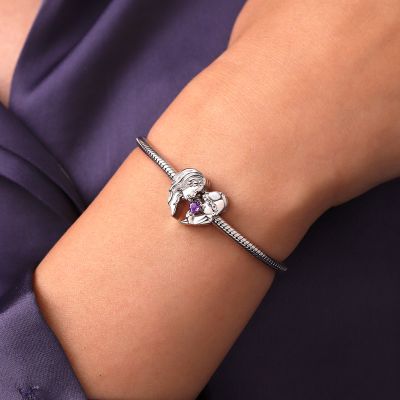 Mother & Son Heart Double Charm