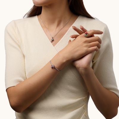 Snoopy Love Diamond Charm