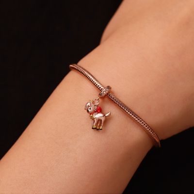 Sweet Flocke Deer Pendant