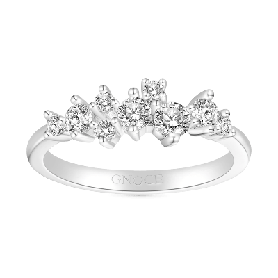 Diamond Cluster Ring