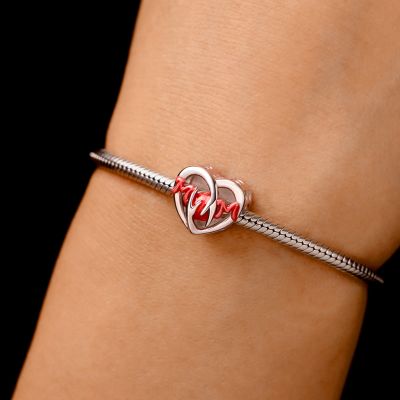 Mothers Day Heart Photo Charm
