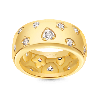 White Topaz Mixed Shape Ring