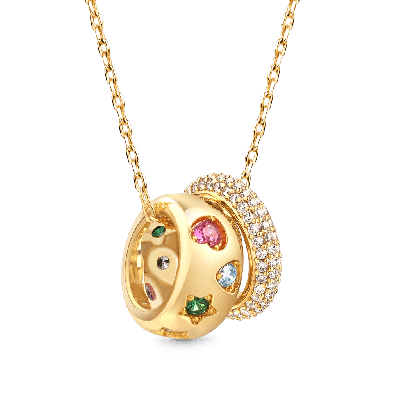 Fancy Color Mixed Vintage Necklace