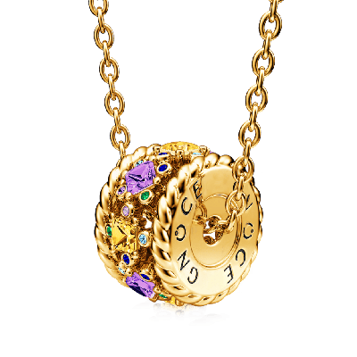 "Sunny Day" Drum Pendant Necklace