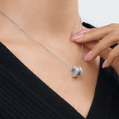 Lovely Butterflies Drum Necklace