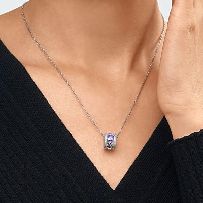 Mystery Garden Drum Necklace