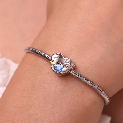 Little Boy and Fox Love Photo Charm