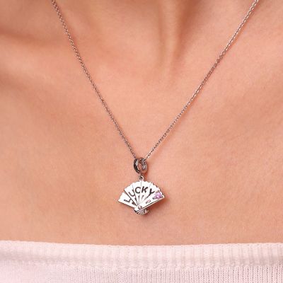 Openable Exquisite Fan Pendant