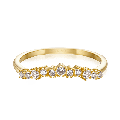 14K/10K Solid Cluster Ring