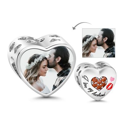 Husband Photo Charm