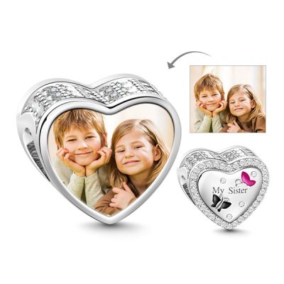 Sister Photo Charm
