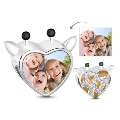 Giraffe Photo Charm