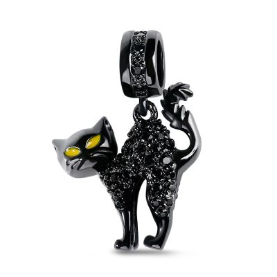 Naughty Black Cat Pendant