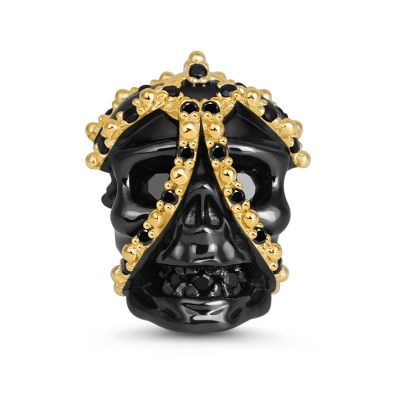 Skull with Chain Charm