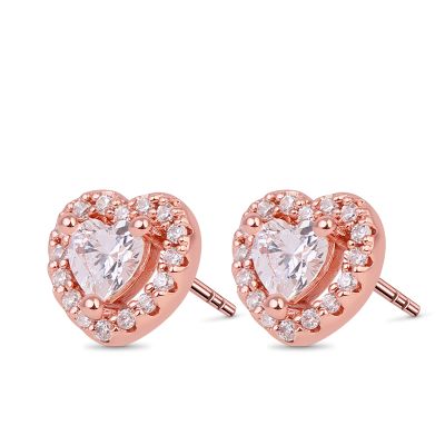 Heart Shape Stud Earrings